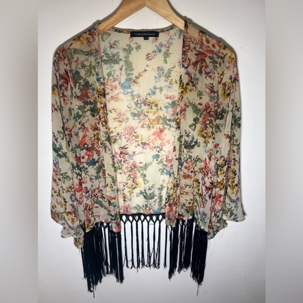 Fringey Sheer Top